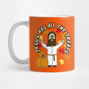 Jesus Has All The Treats Christian Halloween Alternative Mug